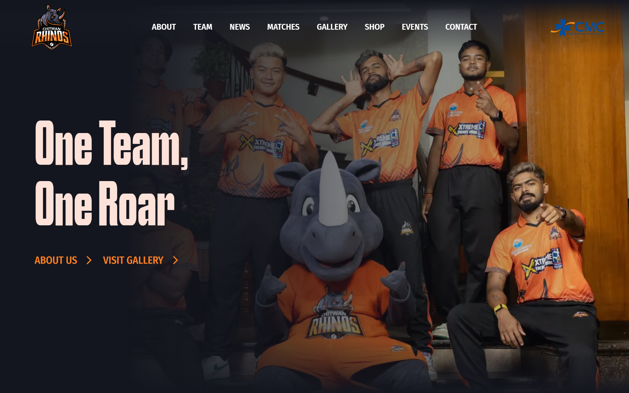 Chitwan Rhinos home page