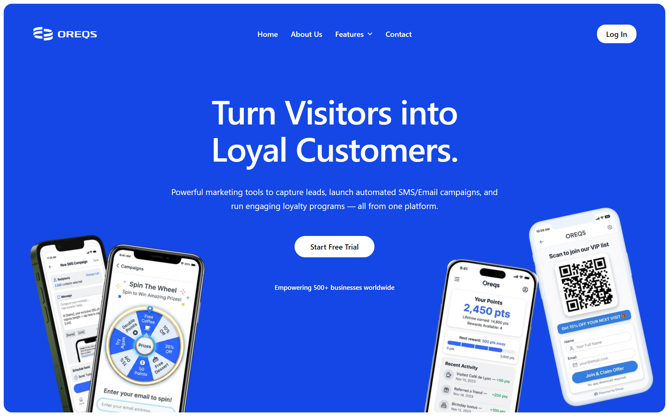 Oreqs home page