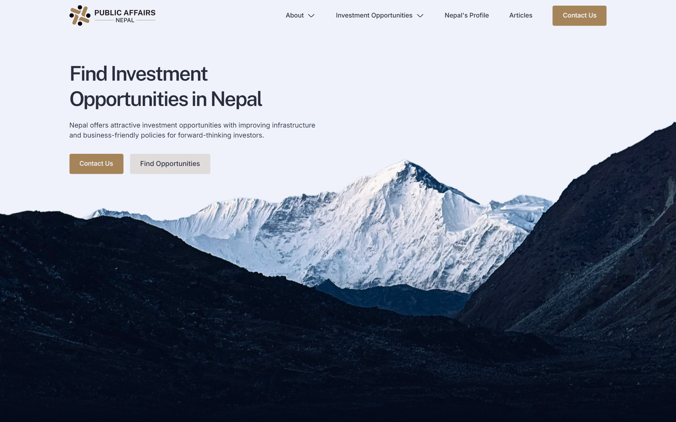 Public Affairs home page